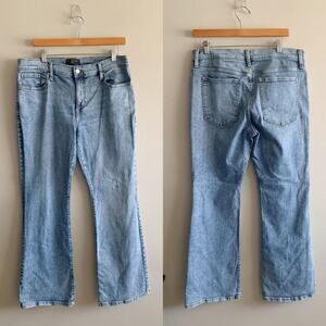 Banana Republic Medium Wash High Rise Boot Cut Jeans Size 32 14